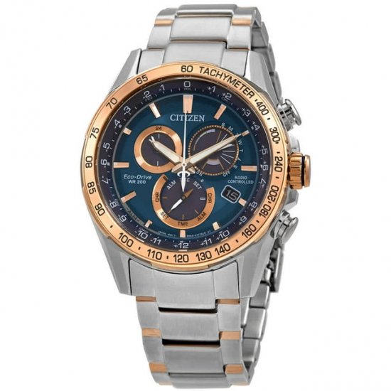 Citizen PCAT Chronograph Eco-Drive Blue Dial Men\'s Watch CB5916-59L