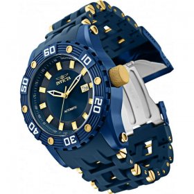 Invicta 31693 Men's Sea Spider Blue and Yellow Gold Bracelet Watch