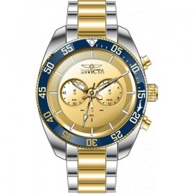 Invicta Pro Diver Chronograph Quartz Gold Dial Men's Watch 30057