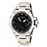 MTGS1000D-1A Men's G-Shock Black Dial Steel Bracelet World Time Dive Watch