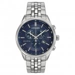 Citizen Men's Eco-Drive Chronograph Stainless Steel Watch AT2141-52L