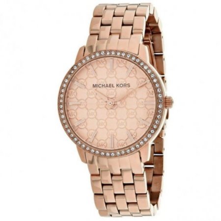 WATCH MICHAEL KORS STAINLESS STEEL PINK PINK GOLD WOMEN MK3156