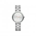 New Michael Kors Garner Steel 38 mm Silver Dial Ladies Quartz Watch MK6407