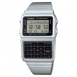 Casio Men's Stainless Steel Vintage Calculator Watch DBC611-1VT