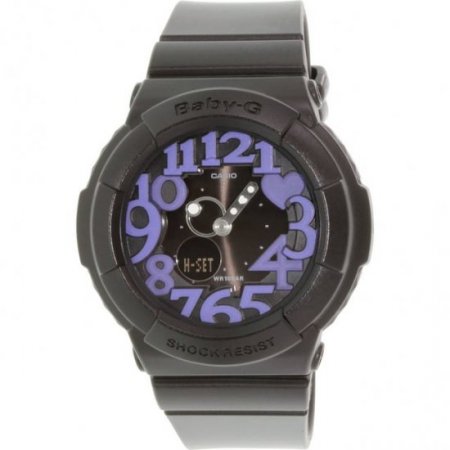 Women's Baby-G BGA134-1B Black Resin Quartz Fashion Watch