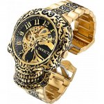 Invicta 35109 Gold/Black Artist Men Skull Men's Automatic Watch