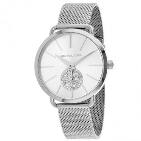 Michael Kors Portia Three-Hand Stainless Steel Ladies Watch - MK3843