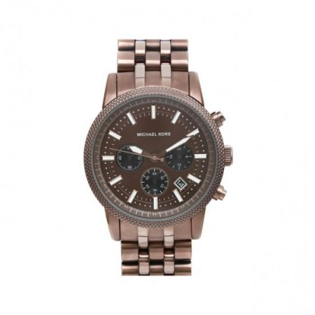 New with defects Michael Kors Scout Steel 43 mm Brown Dial Mens Quartz Watch