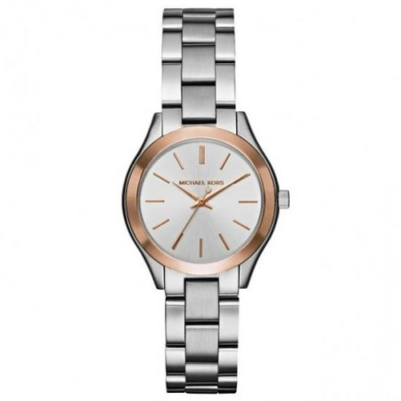 Michael Kors Women's Analog Quartz Mini Slim Runway Stainless Steel 50m MK3514