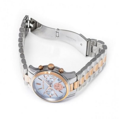 Women's Runway MK6166 Multi Stainless-Steel Quartz Fashion Watch