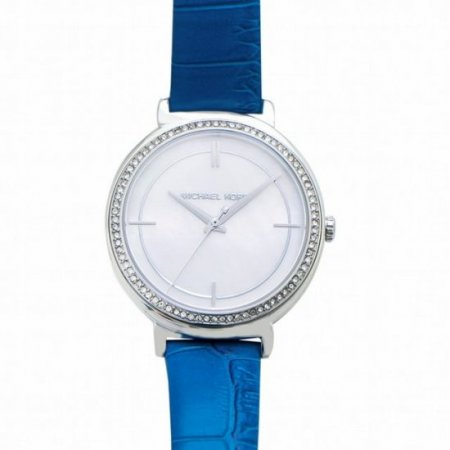 Michael Kors Women's Cinthia MK2661 Silver Leather Japanese Quartz Fashion Watch