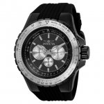 Invicta Aviator Men 50mm Stainless Steel Black Black dial Chronograph Quartz Watch