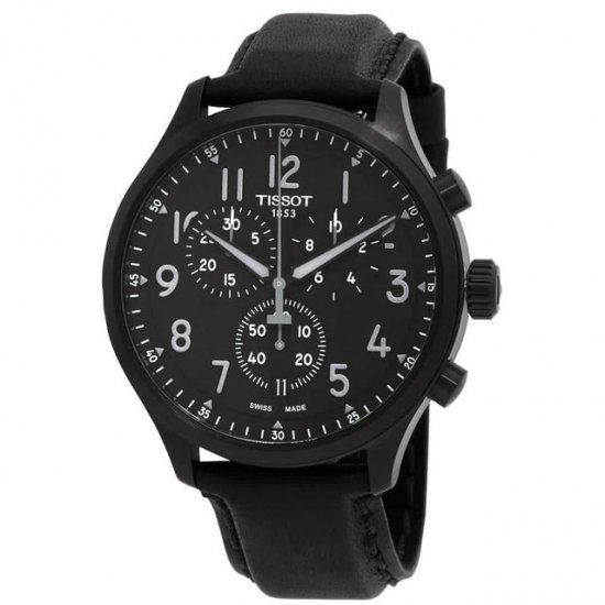 Tissot Chrono XL Chronograph Quartz Black Dial Men\'s Watch T116.617.36.052.00