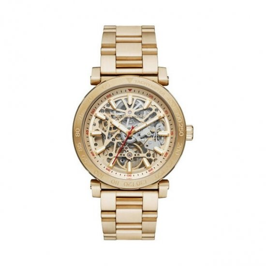 Michael Kors Men\'s Halo Skeleton Dial Automatic Watch MK9035