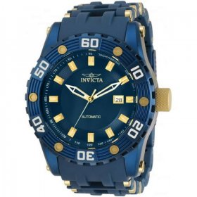 Invicta 31693 Men's Sea Spider Blue and Yellow Gold Bracelet Watch