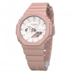 Casio G-Shock Nature's Colour Series Analog Digital Bio-Based Resin Strap Pink Dial Quartz GMA-S2100NC-4A2 200M Women's Watch