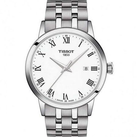 Tissot Men's Classic White Dial Watch - T1294101101300