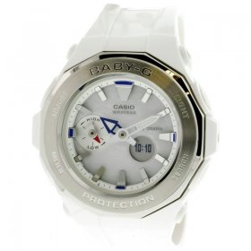 Women's Baby G BGA225-7A White Resin Japanese Quartz Sport Watch