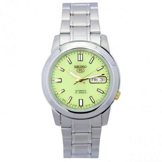 Seiko Series 5 Automatic Green Dial Men\'s Watch SNKK19J1