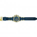 Invicta Men's Speedway Chronograph 100m Blue/Gold Silicone S. Steel Watch 25508