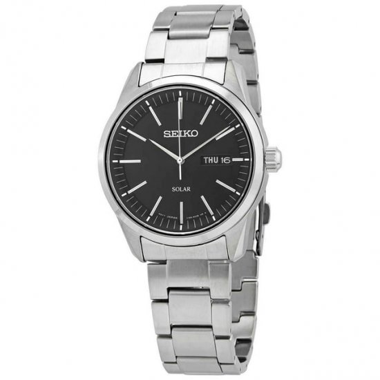 Seiko Conceptual Black Dial Men\'s Watch SNE527