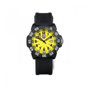 Luminox Navy Seal Colormark 44mm Carbon Yellow Dial Men Quartz Watch XS.3055.LM