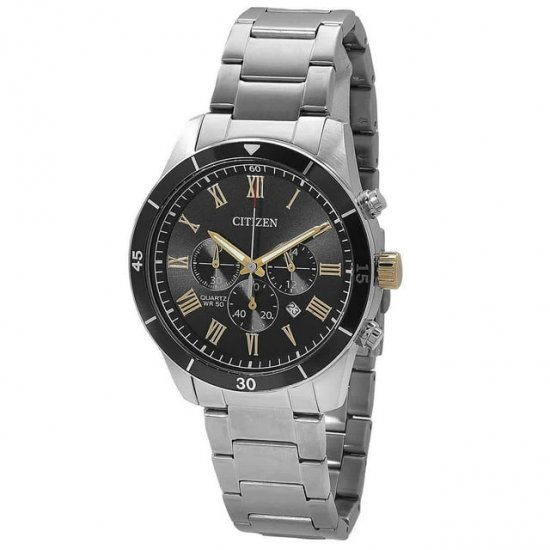 Citizen Chronograph Quartz Black Dial Men\'s Watch AN8168-51H