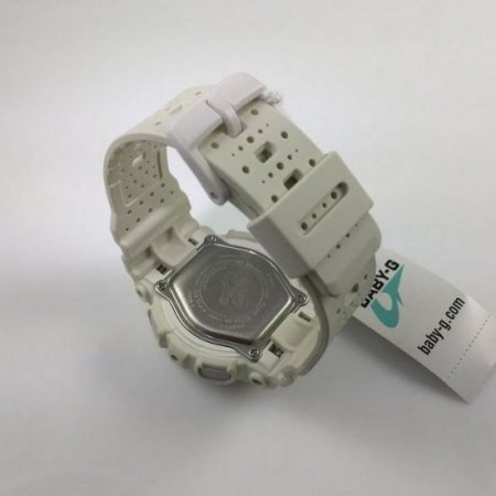 Baby-G BA110PP-7A White / White Resin Analog/Digital Quartz Women's Watch