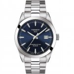 Tissot T1274071104100 Tissot Gentleman Powermatic 80 Silicium Mens Watch, Stainless Steel