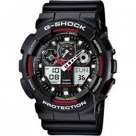 G-Shock Ana-digi World Time Black Dial Men's watch #GA100-1A4