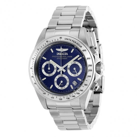 Invicta Speedway Chronograph GMT Quartz Blue Dial Men\'s Watch 37169