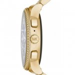 Michael Kors Access MKT5146/MKT5146R Camille Gen 6 Black Dial Gold Tone Glitz Bracelet Band Women's Smart Watch