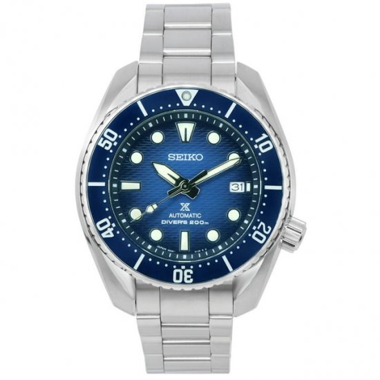 Seiko Prospex Sea King Sumo Blue Dial Automatic Diver\'s SPB321 SPB321J1 SPB321J 200M Men\'s Watch