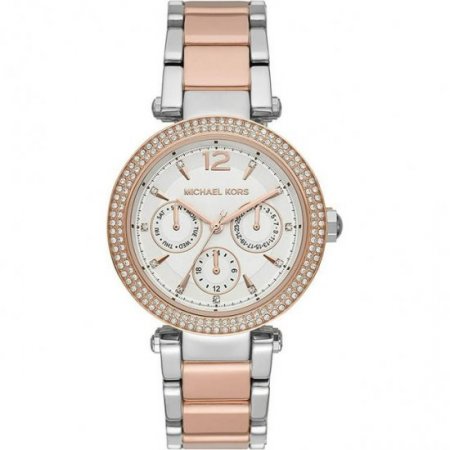 Michael Kors MK6301 Women's Parker Multifunction Two-Tone Stainless Steel Watch