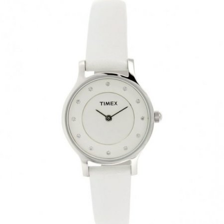 Women's T2P315 White Leather Analog Quartz Fashion Watch