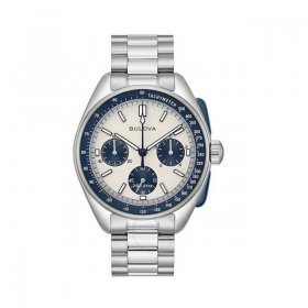 Lunar Pilot Archive Chronograph Quartz Silver Dial Men's Watch