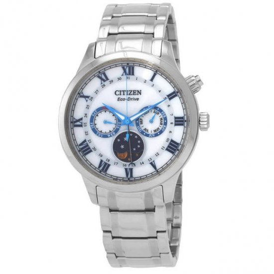 Citizen Eco-Drive White Dial Moon Phase Men\'s Watch AP1050-81A