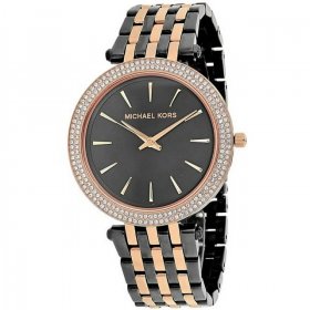 Michael Kors Women's Darci Gunmetal and Rose Watch, MK3584