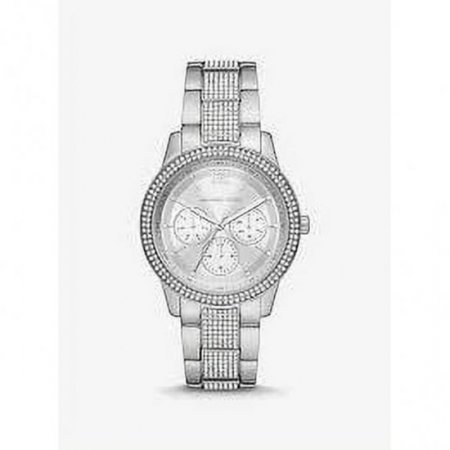 Michael Kors MK7294 Tibby Crystals Silver Tone Multifunction Watch