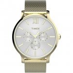 TIMEX Transcend Multifunction Analog White Dial Women's Watch-TW2T74600