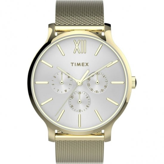 TIMEX Transcend Multifunction Analog White Dial Women\'s Watch-TW2T74600