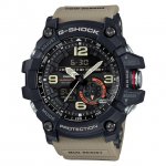 Casio G-Shock Black Dial Tan Resin Strap Mens Watch GG1000-1A5