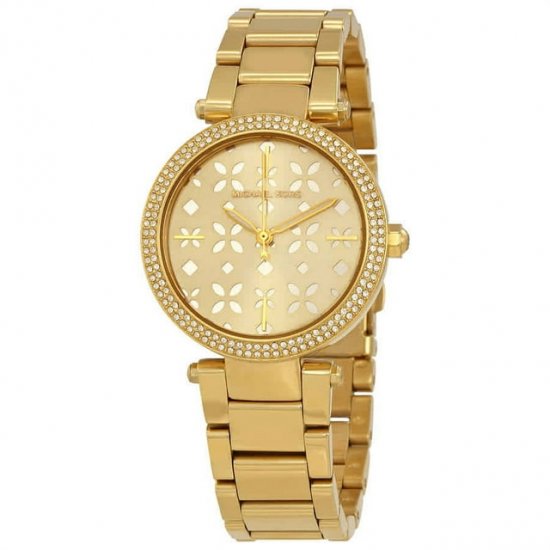 Michael Kors Mini Parker Floral Cutout Dial Ladies Watch MK6469