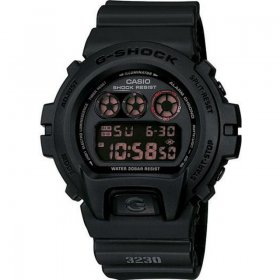 Casio DW6900MS-1 Male Black Plastic 53MM Quartz Digital Chronograph Alarm Watch