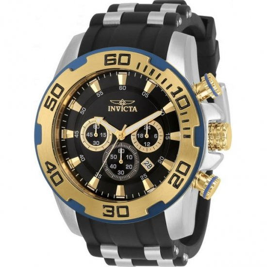 Invicta Pro Diver Chronograph Quartz Black Dial Men\'s Watch 30765