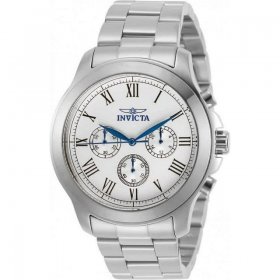 INVICTA Watch 21657 Stainless Steel Quartz Male Silver