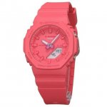 Casio G-Shock Analog Digital Resin Strap Pink Dial Quartz GMA-P2100-4A 200M Women's Watch