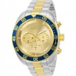 Invicta Pro Diver Chronograph Quartz Gold Dial Men's Watch 30057