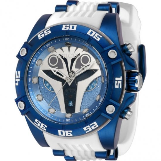 Invicta 41281 Men\'s Star Wars Bo Katan Rotating Bezel Quartz Watch