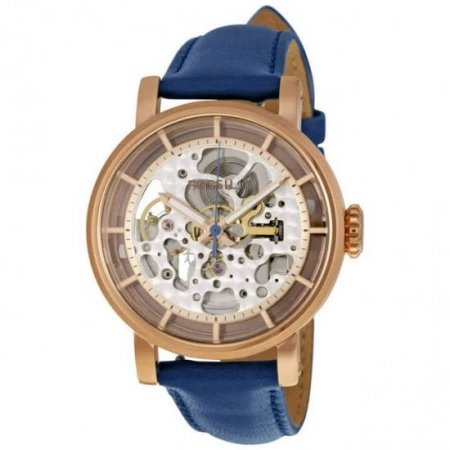 Fossil Women's ME3086 Blue Leather Automatic Fashion Watch